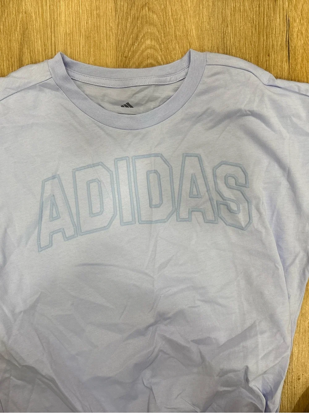 Adidas Girls' lightweight sporty athletic cute Light Lavender Graphic Tee